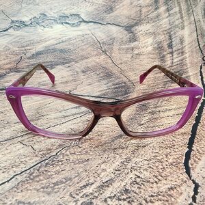 RAY-BAN‎ RB5255 5489 Purple/Brown Crystal Eyeglasses Frame 51-16-135